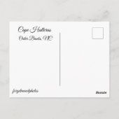 ケープハッタラスライトハウス ポストカード (裏面)