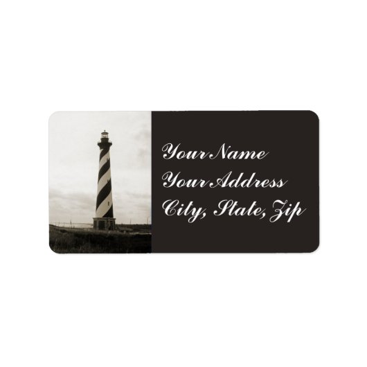 ケープハッタラスライトハウス ラベル (正面)