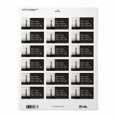 ケープハッタラスライトハウス ラベル (フルシート)