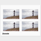 ケープハッタラスライトハウス 長方形シール (シート)