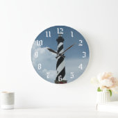 ケープハッテラスライトハウス ラージ壁時計 (ホーム)