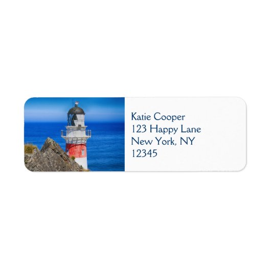 ケープパリサーニュージーランドライトハウス ラベル (正面)