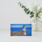 ケープパリサーニュージーランドライトハウス 名刺 (スタンド正面)