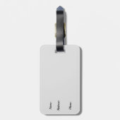 ケープフラットなアクリルの荷物タグ ラゲッジタグ (裏面縦)