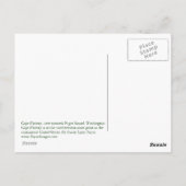 ケープフラットティポストカード ポストカード (裏面)