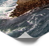 ケープフラットティワシントンロックと洞窟 ポスター (角)