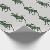 ケープブレトンアイランドタータンチェックカスタムムースギフトラップ ラッピングペーパー (角)