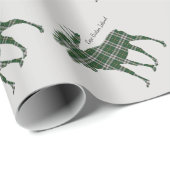 ケープブレトンアイランドタータンチェックカスタムムースギフトラップ ラッピングペーパー (ロールコーナー)