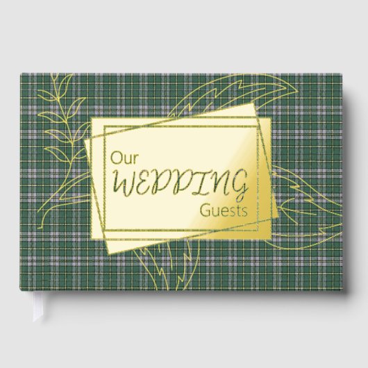 ケープブレトンアイランドプロヴィショナルタータンチェック ゲストブック (正面)