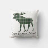 ケープブレトンタータンチェックムースプレイドデコール枕 クッション (正面)