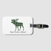 ケープブレトンタータンチェックムースプレイドラゲッジタグ ラゲッジタグ (正面横)