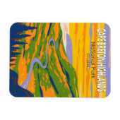 ケープブレトンハイランズナショナルパークカナダトラベル マグネット (横)