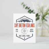 ケープブレトンハイランズナショナルパークカナダ ポストカード (スタンド正面)