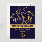 ケープブレトンハイランズナショナルパークカナダ ポストカード (正面/裏面)