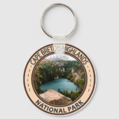 ケープブレトンハイランズナショナルパークサークルヴィンテージ キーホルダー (正面)