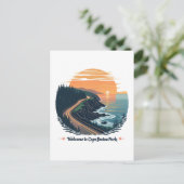 ケープブレトンハイランズ国立公園へようこそ シーズンポストカード (スタンド正面)