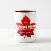 ケープブレトンハイランズNP (メープルリーフ) マグカップ (中央)