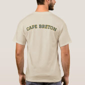 ケープブレトン島の釣り ティーシャツ Tシャツ (裏面)