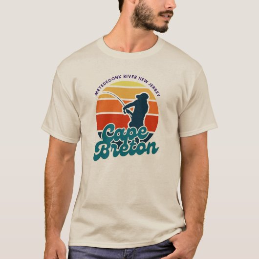 ケープブレトン島の釣り ティーシャツ Tシャツ (正面)