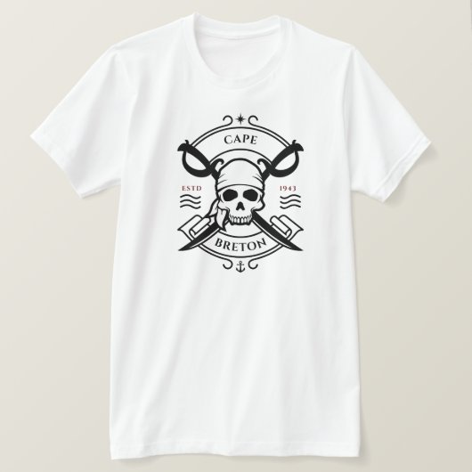 ケープブレトン海賊Tシャツ Tシャツ (デザイン正面)
