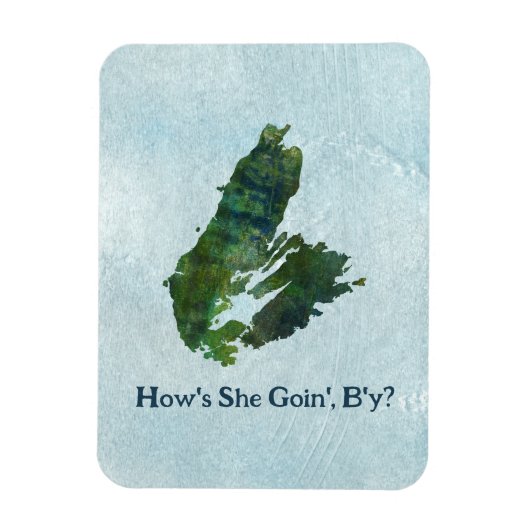 ケープブレトン – フラットグリーティングカード マグネット (縦)