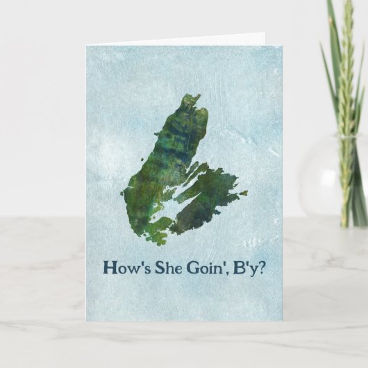 ケープブレトン – 標準折り畳みグリーティングカード カード (正面)