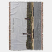 ケープヘンリーライトハウスが毛布を投げる スローブランケット (正面縦)