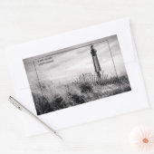 ケープヘンリーライトハウス 長方形シール (封筒)