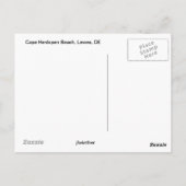 ケープヘンロペンビーチ葉書 ポストカード (裏面)