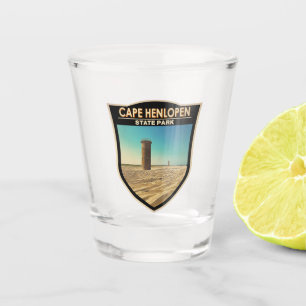 ケープヘンロペン州パークデラウェア水彩 ショットグラス