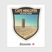 ケープヘンロペン州パークデラウェア水彩 シール (シート)