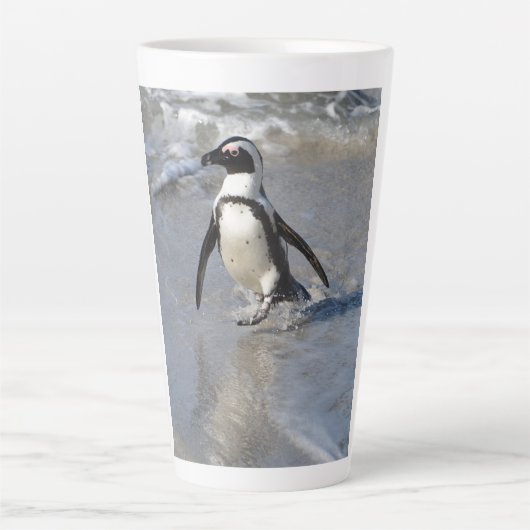 ケープペンギン カフェラテマグ (正面)