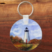 ケープポグライトハウスマーサズヴィネヤードキーホルダー キーホルダー (正面)