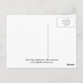 ケープポゲライトハウス,マサチューセッツ州はがき ポストカード (裏面)