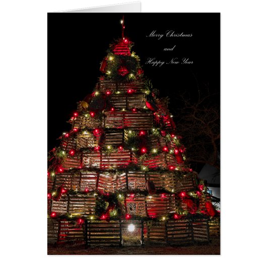 ケープポワーズ祝折りクリスマスカード (正面)