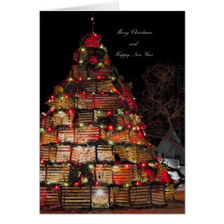 ケープポープオイスの折り紙クリスマスカードのお祝い