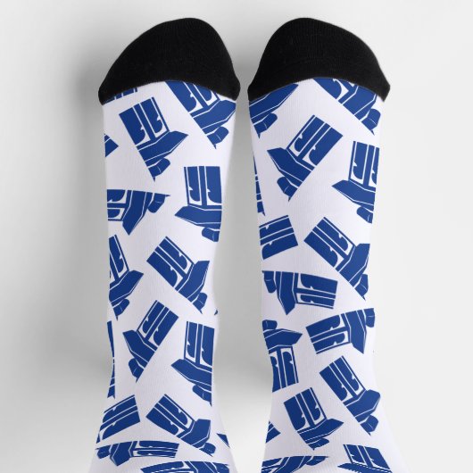 ケープメイステージリピートキューポラパターンソックス ソックス (上部)