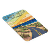 ケープメイニュージャージーイラストレーション旅行 マグネット (右側)