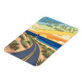 ケープメイニュージャージーイラストレーション旅行 マグネット (左側)