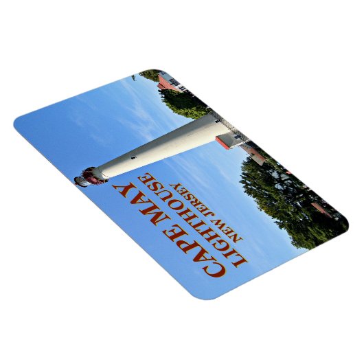 ケープメイライトハウス、ニュージャージーフレキシマグネット マグネット (右側)