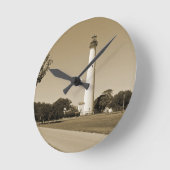 ケープメイライトハウス ラウンド壁時計 (傾斜)