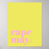ケープメイ ニュージャージー モダンシティポスター ポスター (正面)
