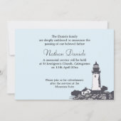 ケープライトハウス葬儀案内カード 招待状 (正面)