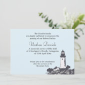 ケープライトハウス葬儀案内カード 招待状 (スタンド正面)