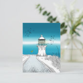 ケープリンガライトハウスニュージーランド ポストカード (スタンド正面)