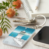 ケープリンガライトハウスNZ キーホルダー (正面右)