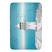 ケープリンガライトハウスNZ バスマット (正面縦)