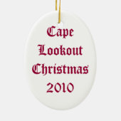 ケープルックアウトクリスマス2010 セラミックオーナメント (裏面)