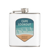 ケープルックアウトナショナルシーショアシーガルール フラスク (正面)