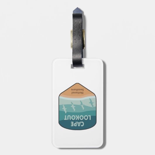 ケープルックアウトナショナルシーショアシーガルール ラゲッジタグ (裏面縦)